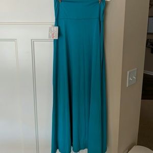 Small Lularoe Maxi teal/blue and new with tags